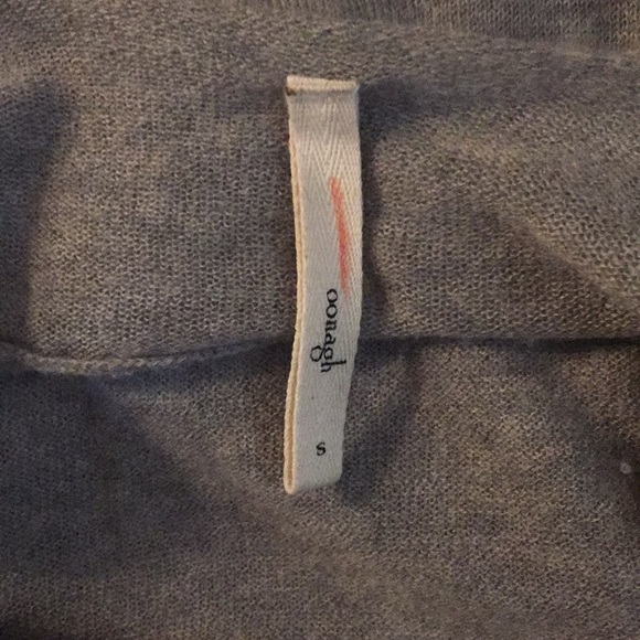 Oonagh by nanette lepore grey cashmere sweater S - Picture 5 of 6